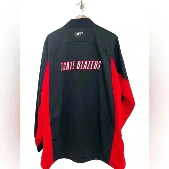 NBA Portland Trail Blazers Men’s Full Zip & Snap Team Apparel Jacket - Picture 1 of 15